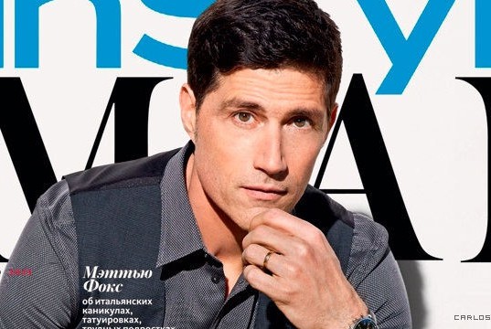 Matthew Fox Instyle Man Russia Photoshoot