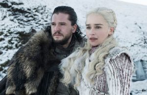 Jon Snow y Daenerys Targaryen en la octava temporada de Game of Thrones (Juego de tronos)