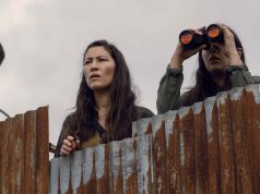 Eleanor Matsuura como Yumiko y Alanna Masterson como Tara Chambler en The Walking Dead Temporada 9 Episodio 10