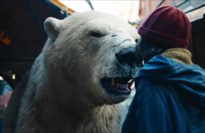 Lyra y el oso polar en His Dark Materials 1x04 Armour