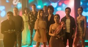 Omar, Ander, Nadia, Guzmán, Cayetana, Rebeca, Valerio, Lucrecia, Samuel y Carla en Élite Temporada 3