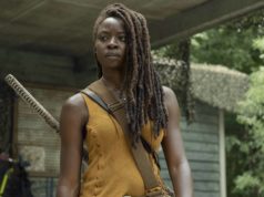 Danai Gurira como Michonne en The Walking Dead 10x13