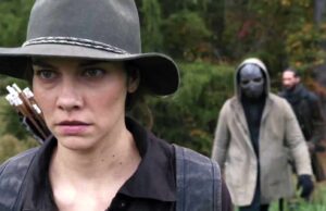 Lauren Cohan como Maggie en la temporada 10 extendida de The Walking Dead