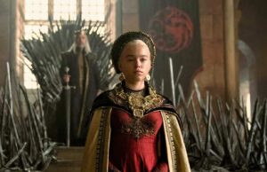 Milly Alcock como Rhaenyra Targaryen en House of the Dragon 1x01