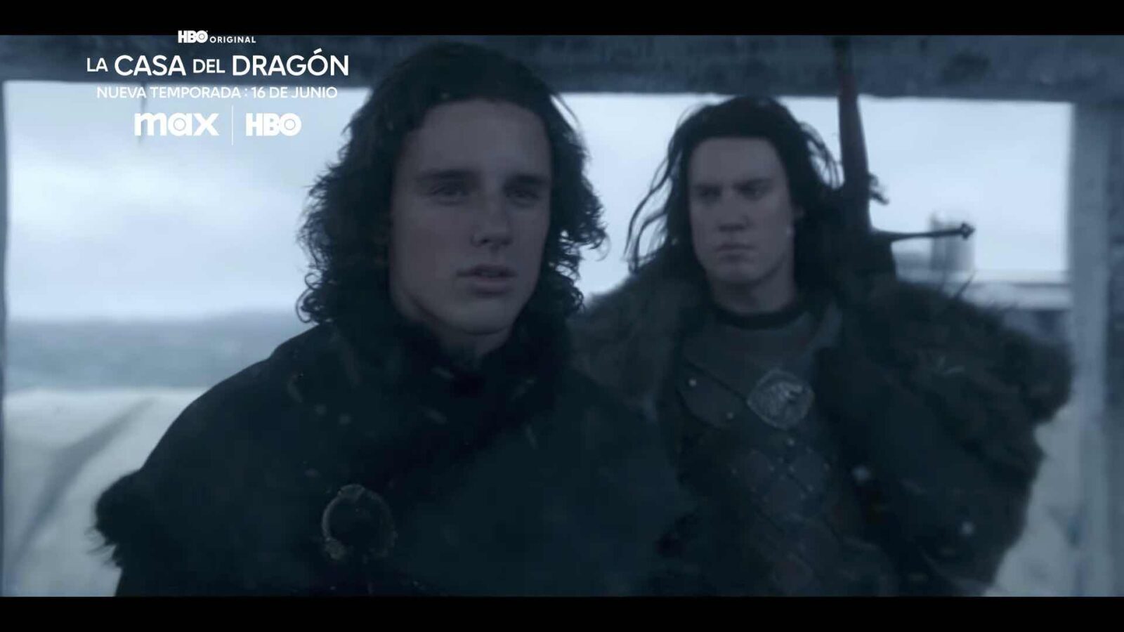 Príncipe Jacaerys Velaryon y Lord Cregan Stark en la segunda temporada de House of The Dragon (La Casa del Dragón)