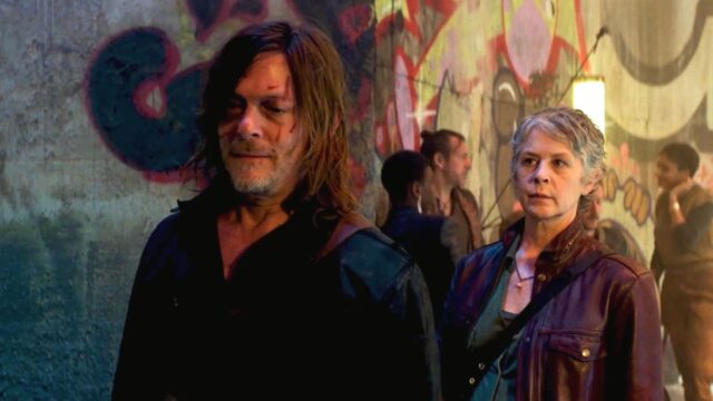 Daryl y Carol en la segunda temporada de Daryl Dixon: The Book of Carol