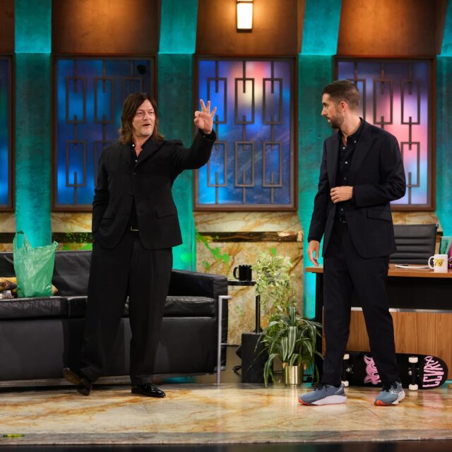 Norman Reedus en el programa español La Revuelta de RTVE