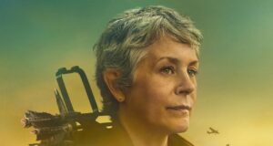 Melissa McBride como Carol Peletier en el póster de la segunda temporada de la serie Daryl Dixon: The Book of Carol