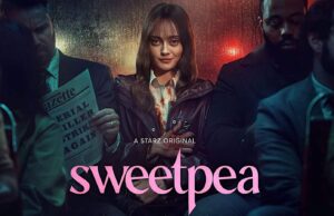 Afiche de Sweetpea, con Ella Purnell como Rhiannon