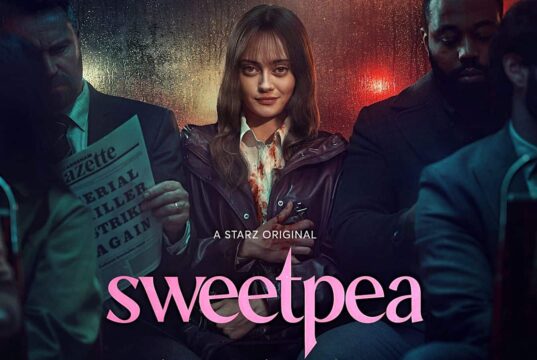 Afiche de Sweetpea, con Ella Purnell como Rhiannon