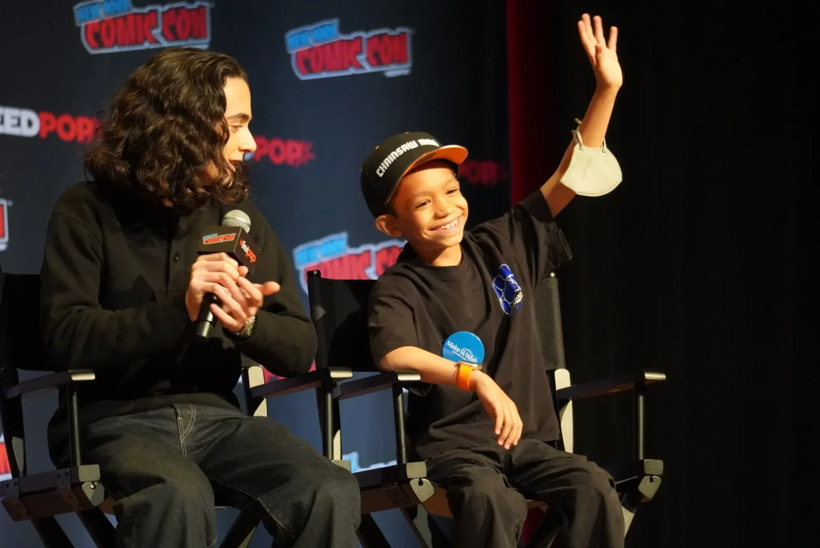 Louis Puech Scigliuzzi en el panel de Daryl Dixon en la Comic-Con de Nueva York (NYCC 2024)